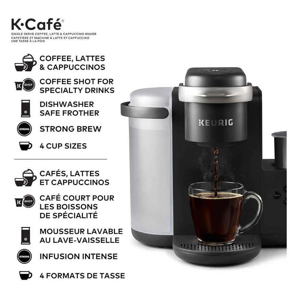 Keurig K Cafe Charcoal