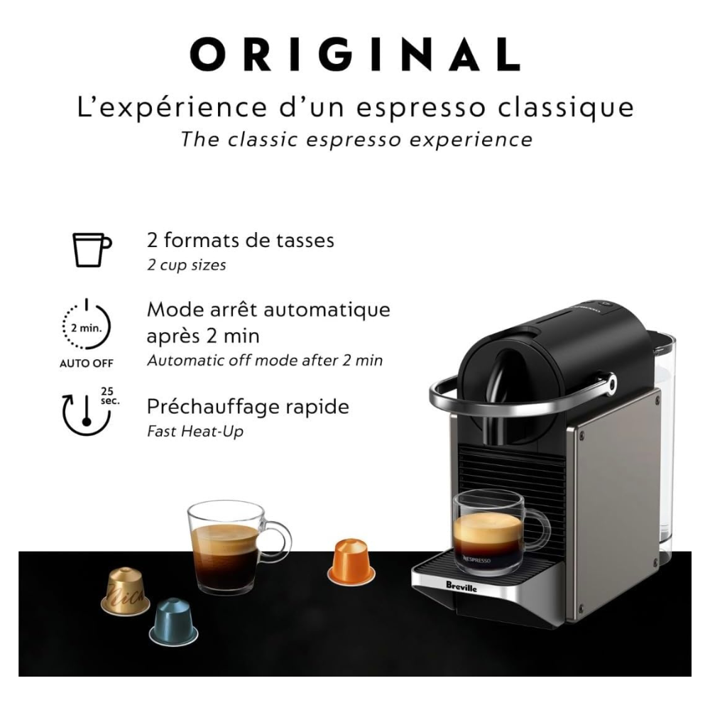 Nespresso® Pixie Coffee Machine by Breville