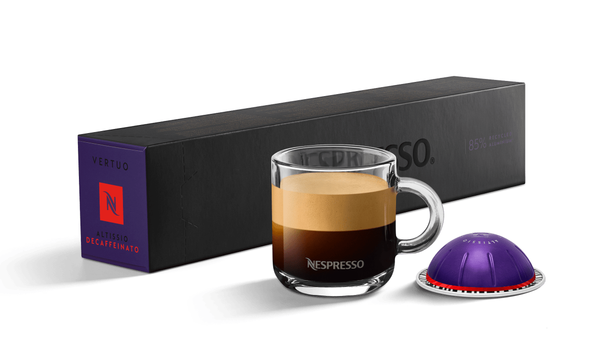 Nespresso VertuoLine Decaf Assortment - Melozio, Fortado & Altissio - 30 Capsules
