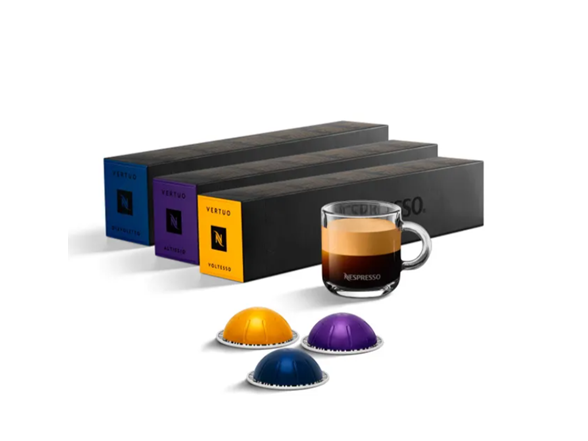 Nespresso VertuoLine Espresso Pods - Altissio, Diavolitto & Voltesso - 30 Pods