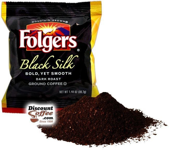 Folgers Ground Coffee Fraction Packs 42 Count - 1.4oz Each