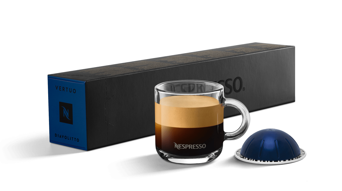 Nespresso VertuoLine Espresso Pods - Altissio, Diavolitto & Voltesso - 30 Pods
